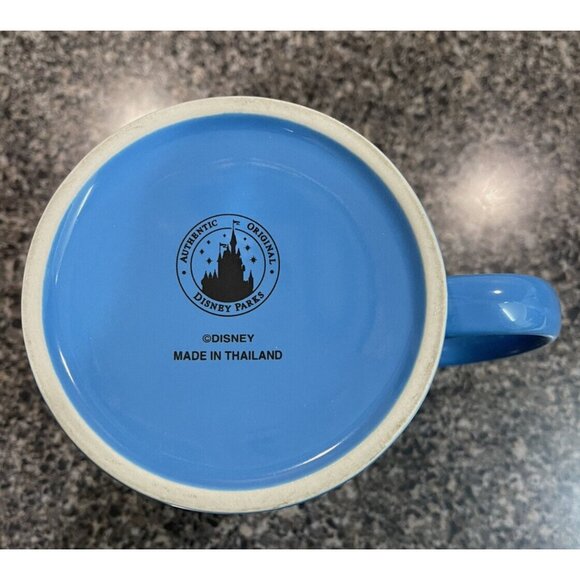 Donald Duck Always Ruffling Feathers Large Mug Disney Parks Blue Raised Design - Picture 6 of 6